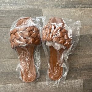 Cute braided sandals